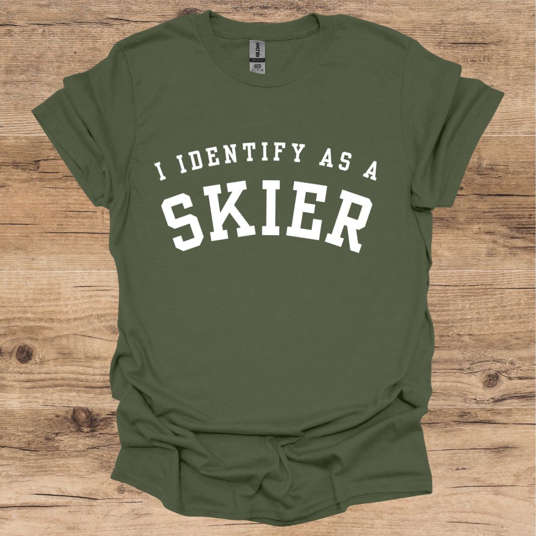 I Identify as a Skier T-Shirt