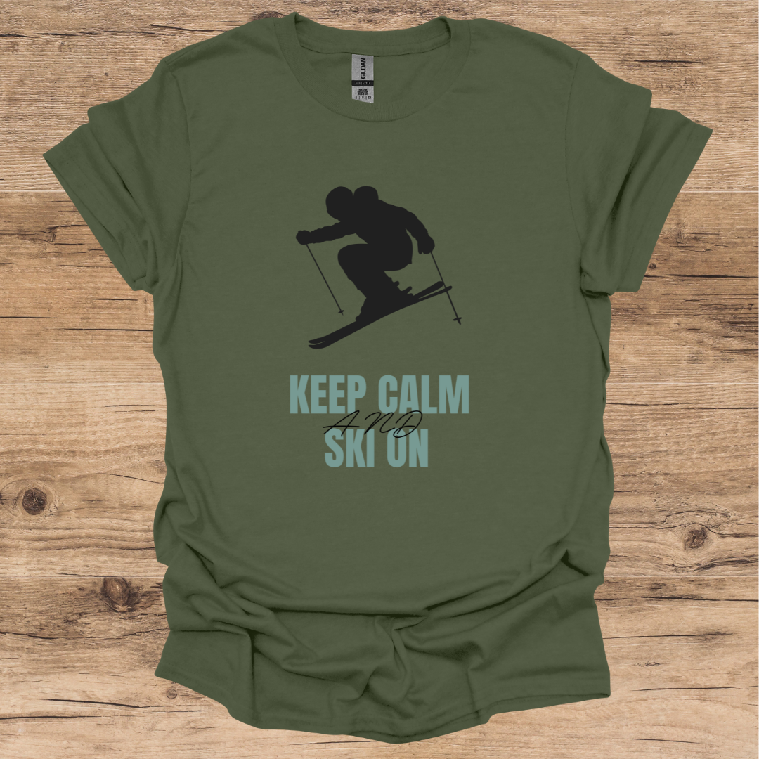 Calm & Ski On_B T-Shirt