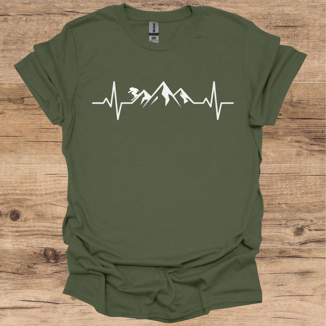 Hearbeat Skiing T-Shirt
