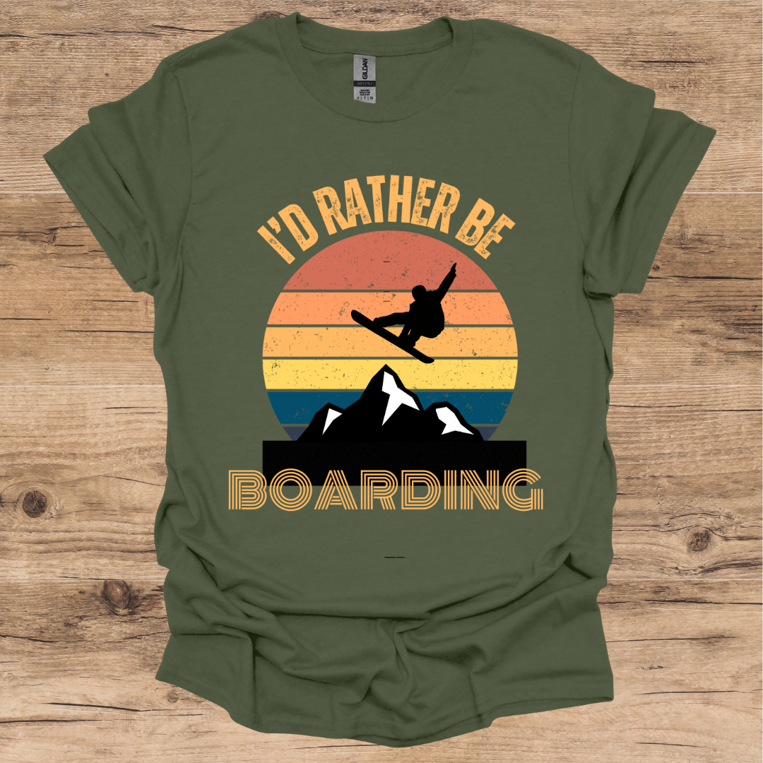 I'd Rather be Boarding_Vintage T-Shirt