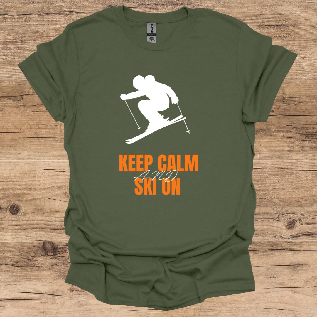 Calm & Ski On T-Shirt