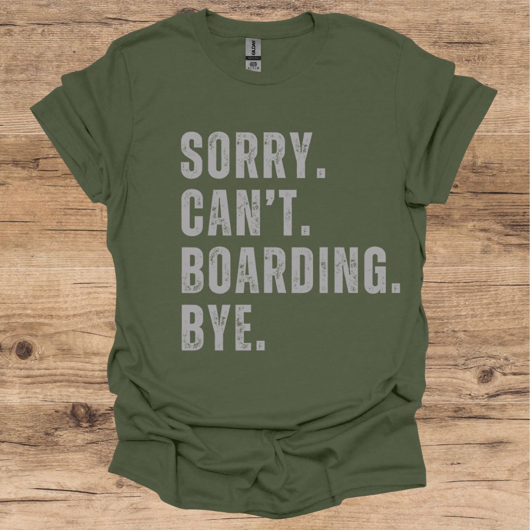 Boarding_Bye T-Shirt