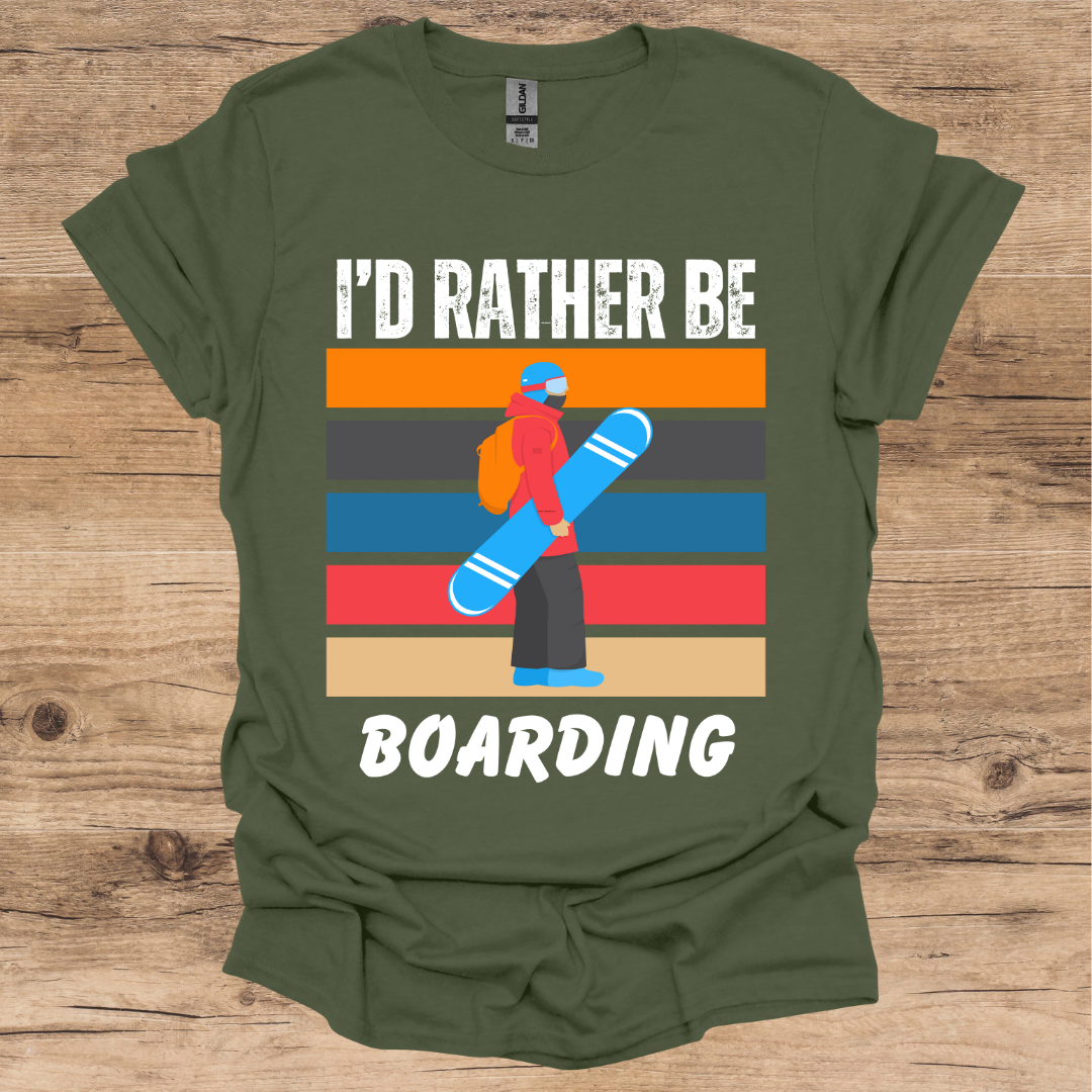 I'd Rather Be Boarding T-Shirt