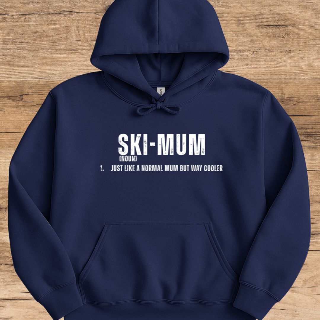 Ski Mum Noun Hoodie
