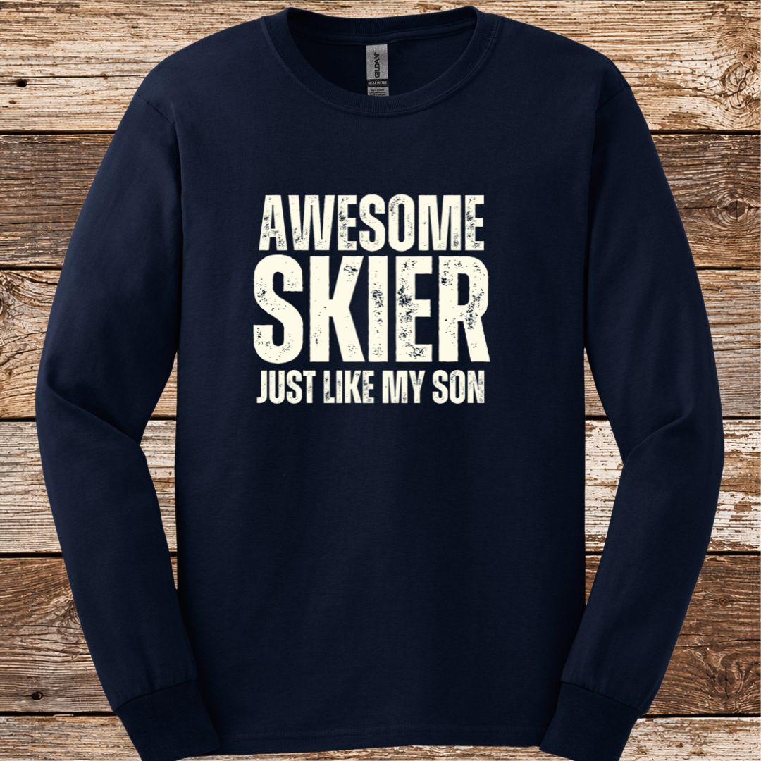 Awesome Skier Son Long Sleeve