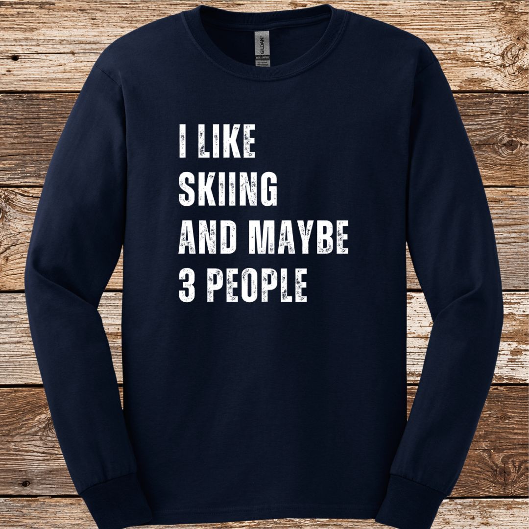 Like Skiing & 3 People Long Sleeve