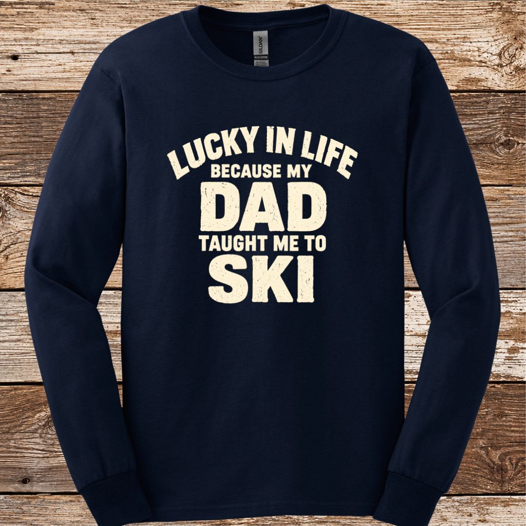 Lucky In Life Dad Long Sleeve