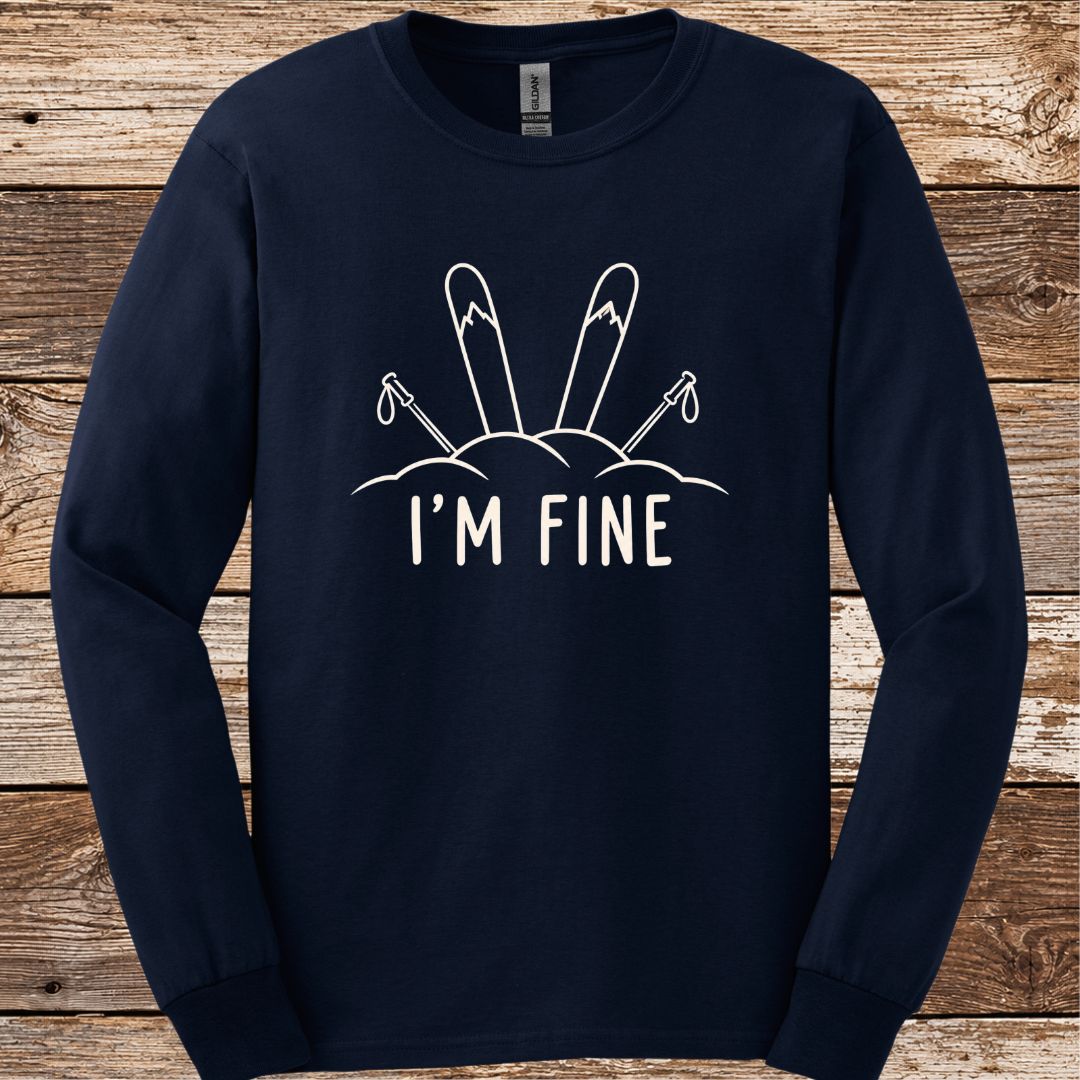 I'm Fine Skis Long Sleeve