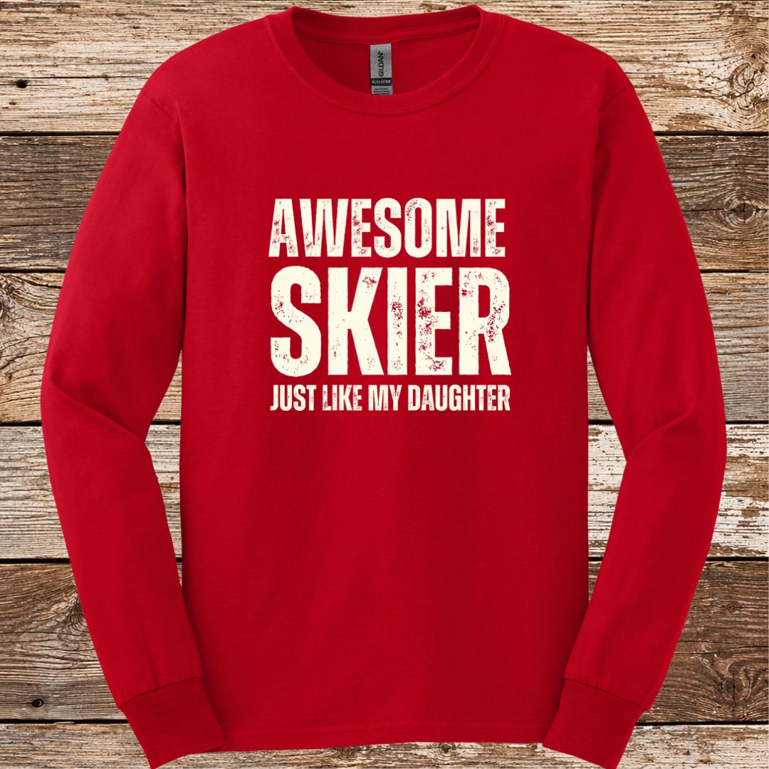 Awesome Skier Daughter Long Sleeve