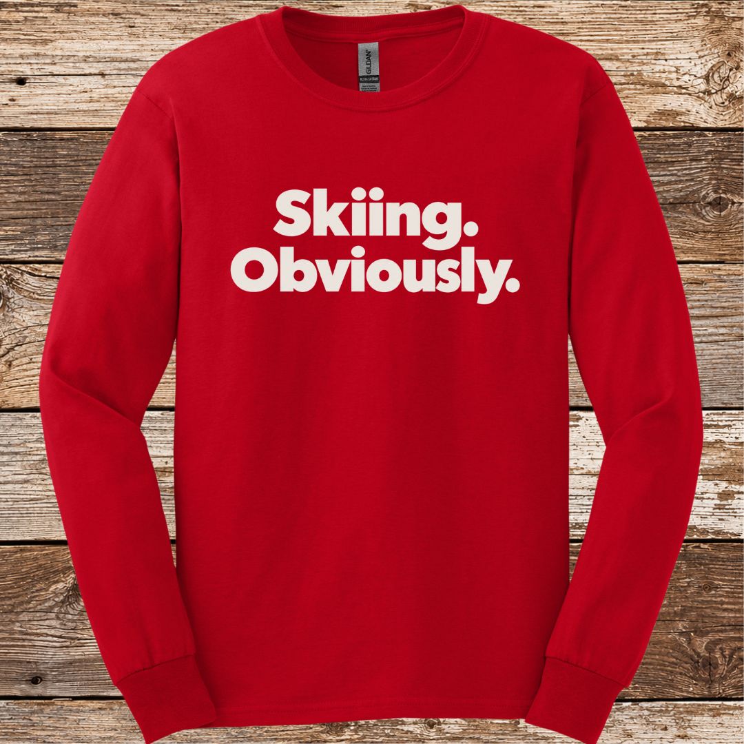 Skiing Obviously Long Sleeve