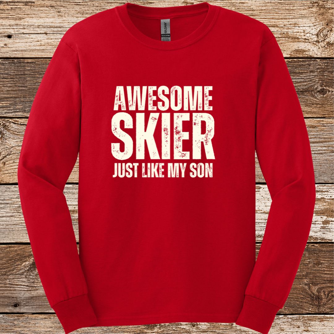 Awesome Skier Son Long Sleeve