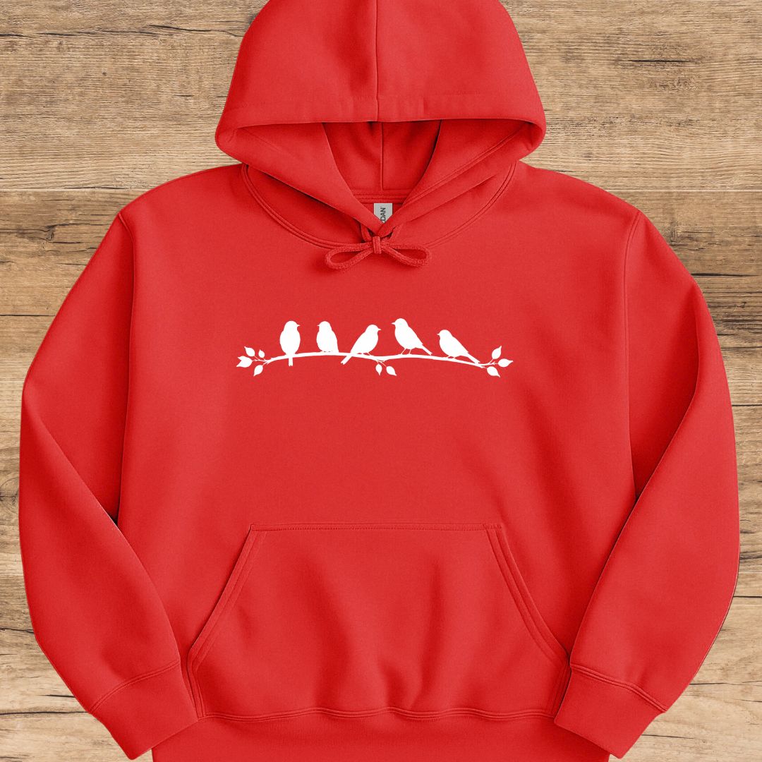 Nature Birds Silhouette Hoodie