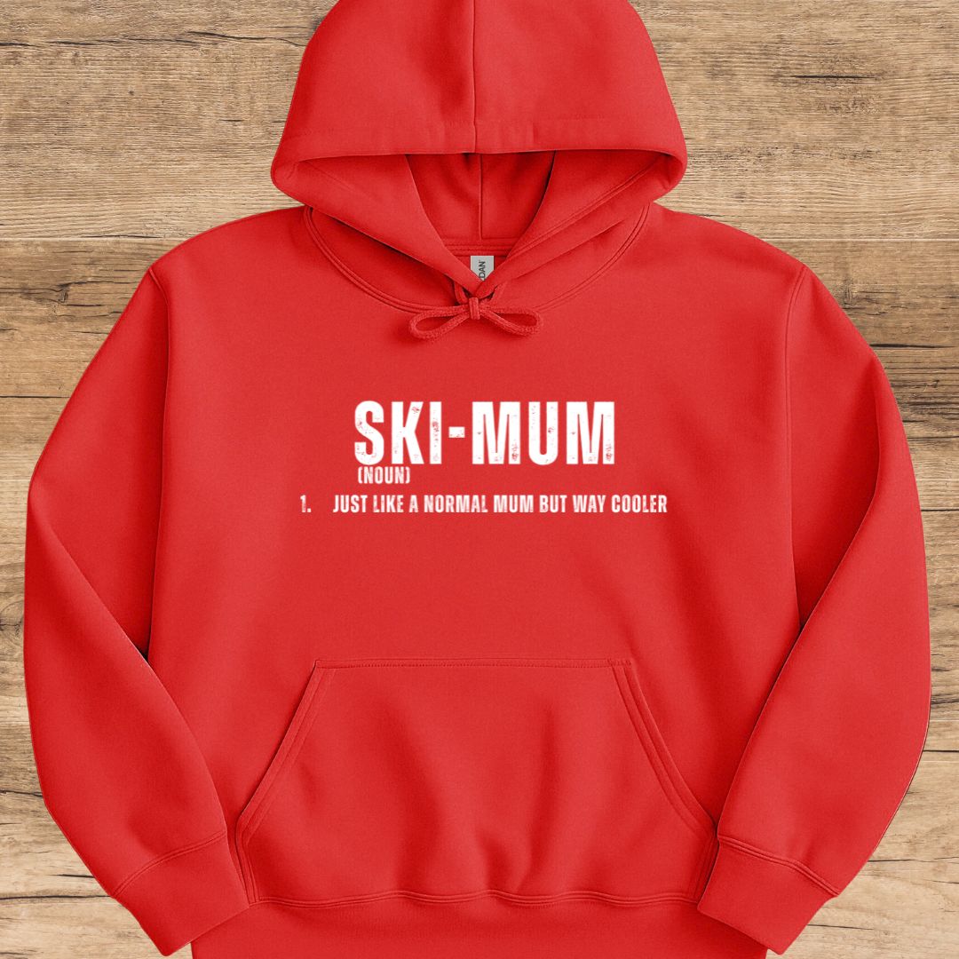 Ski Mum Noun Hoodie