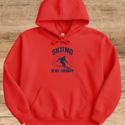 Ski Therapy Vintage Hoodie