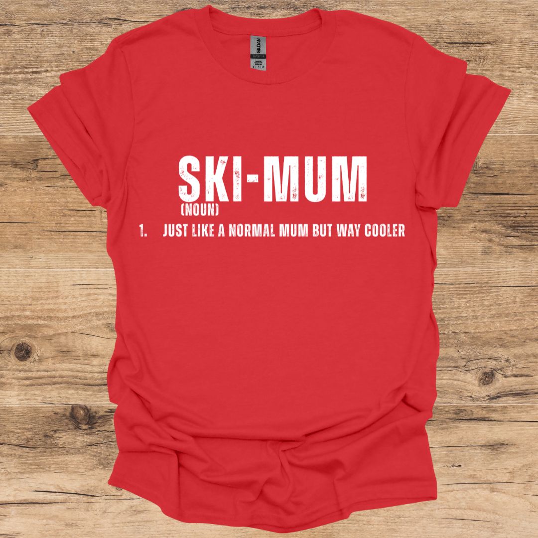 Ski Mum Noun T-Shirt