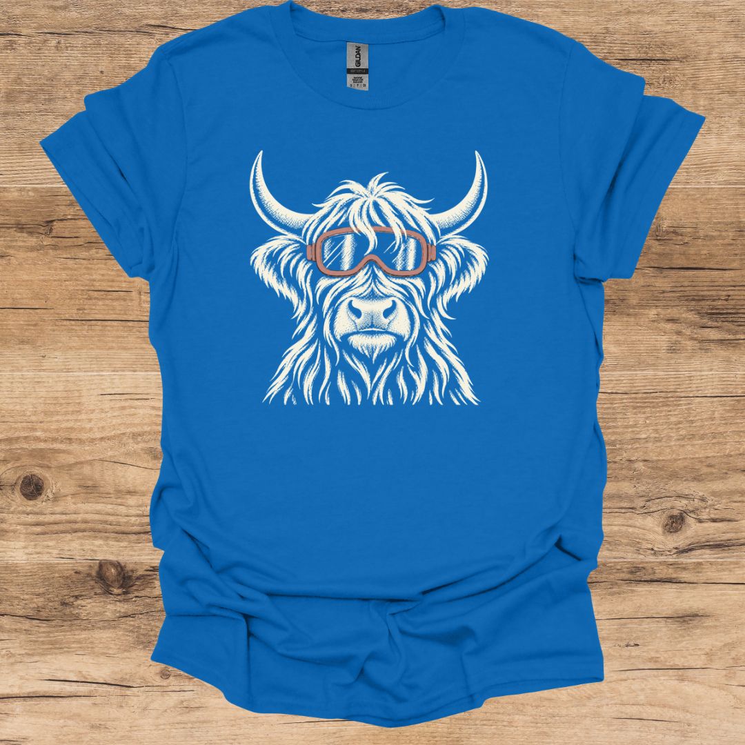 Cow Ski Goggles T-Shirt