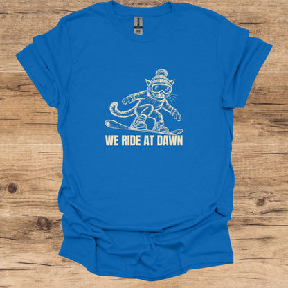 Cat Ride At Dawn T-Shirt