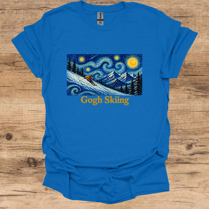 Gogh Skiing Ski T-Shirt