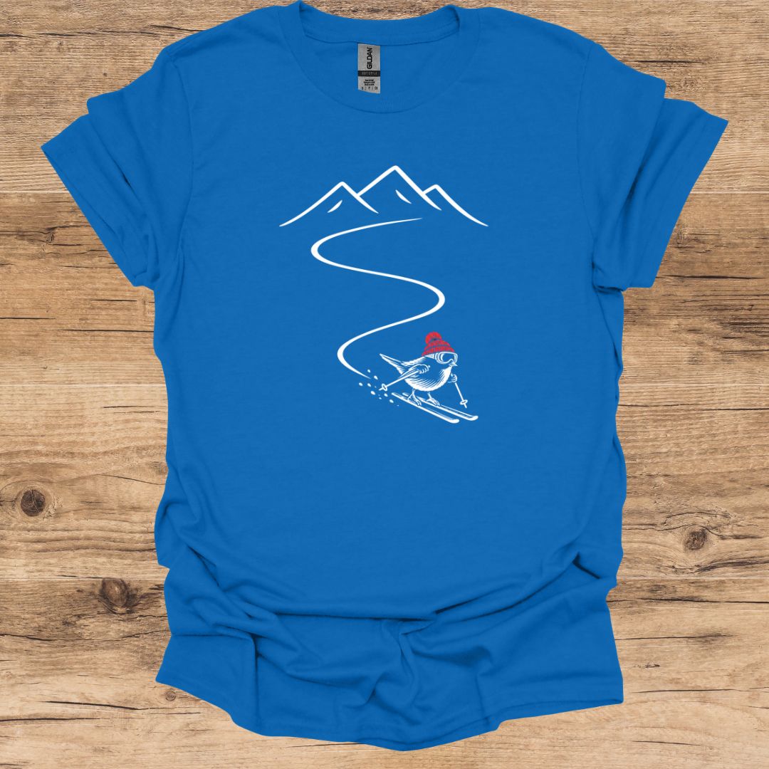 Bird Ski Path T-Shirt