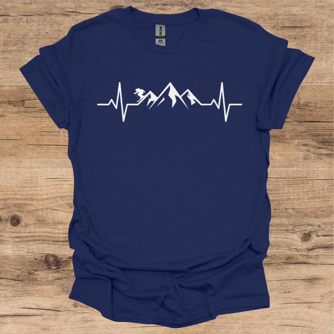 Hearbeat Skiing T-Shirt