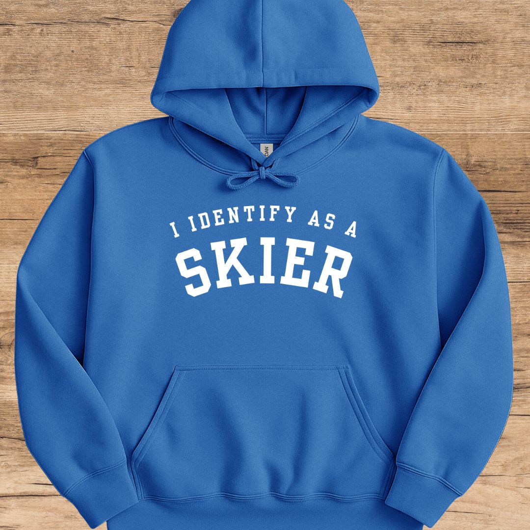 I Identify Skier Hoodie