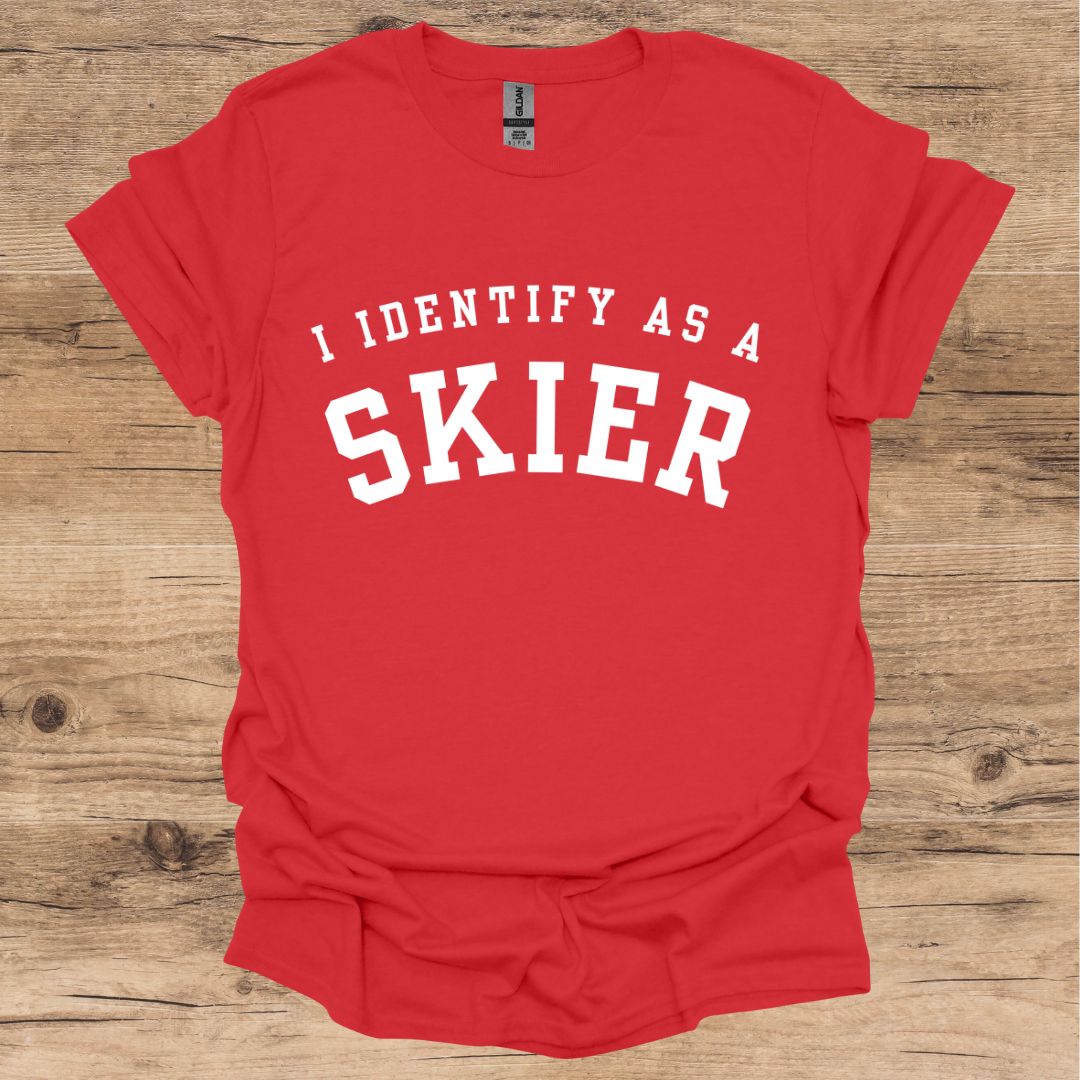 I Identify as a Skier T-Shirt