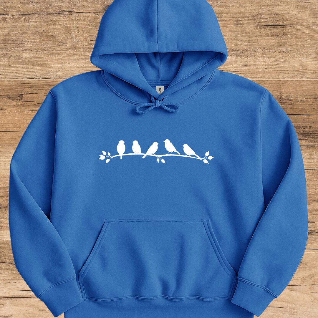 Nature Birds Silhouette Hoodie
