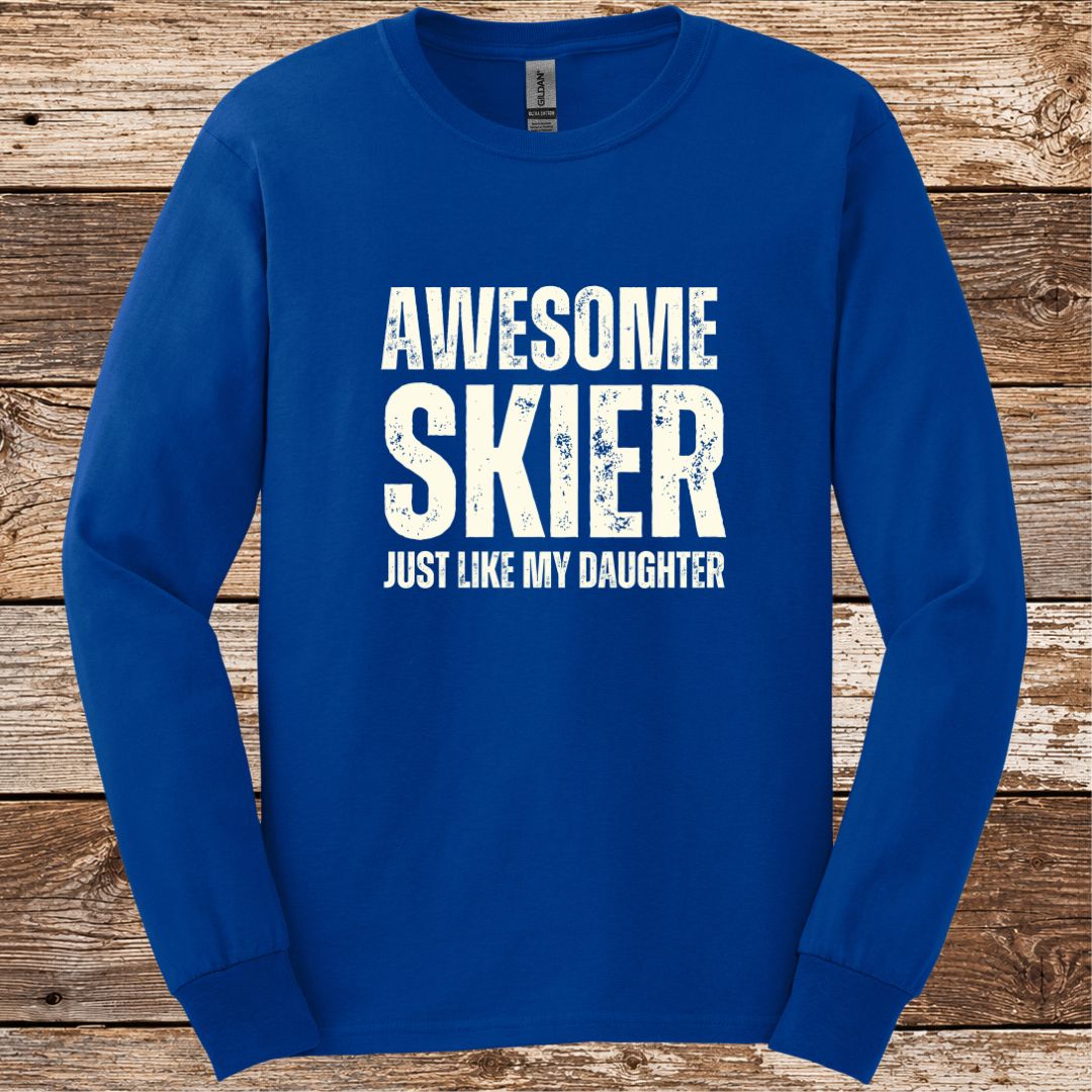 Awesome Skier Daughter Long Sleeve