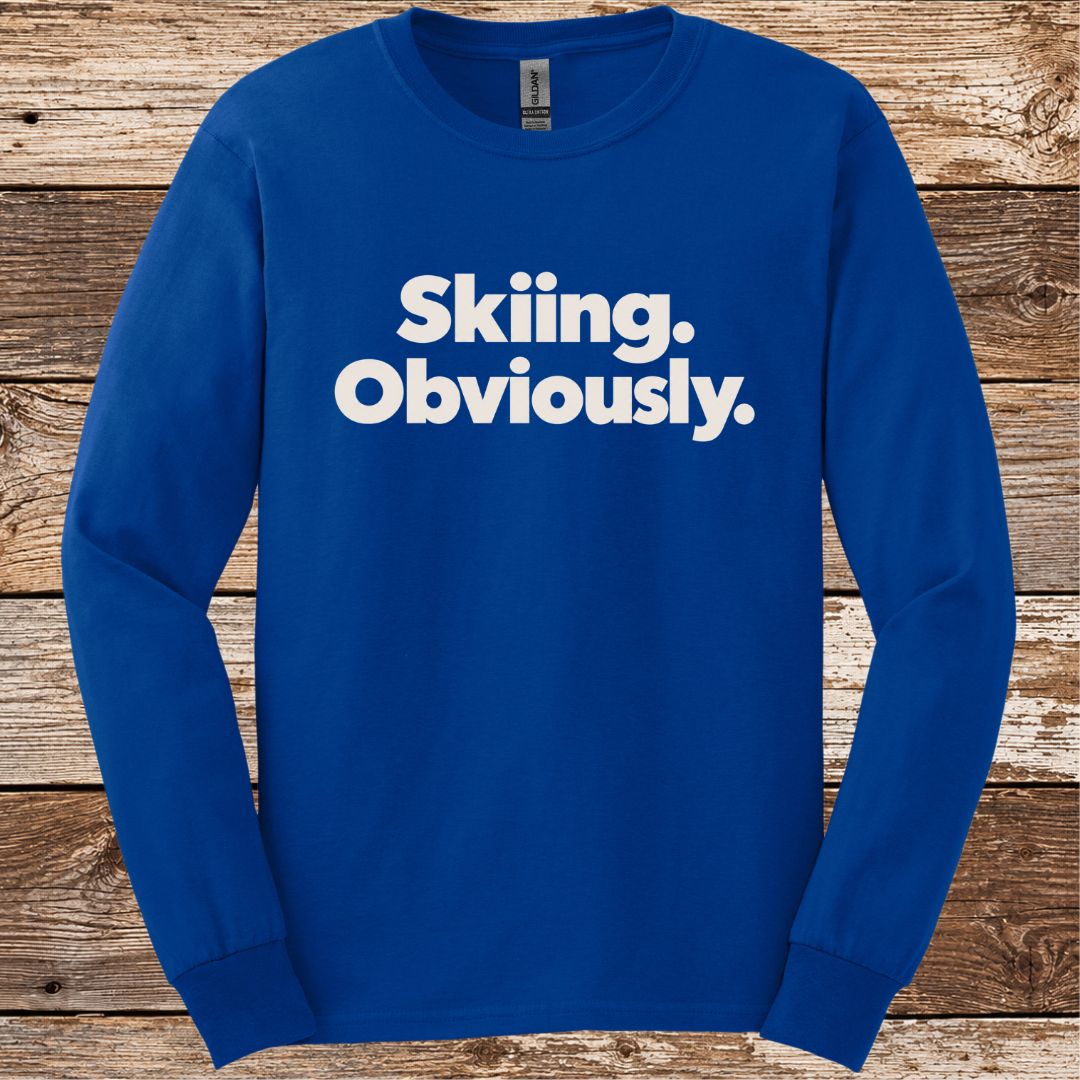 Skiing Obviously Long Sleeve