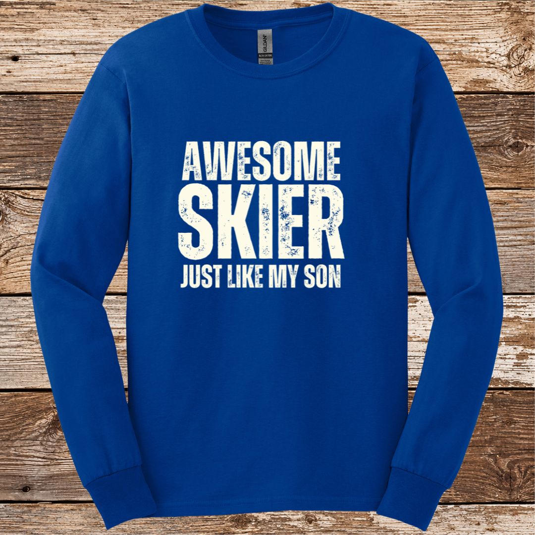 Awesome Skier Son Long Sleeve