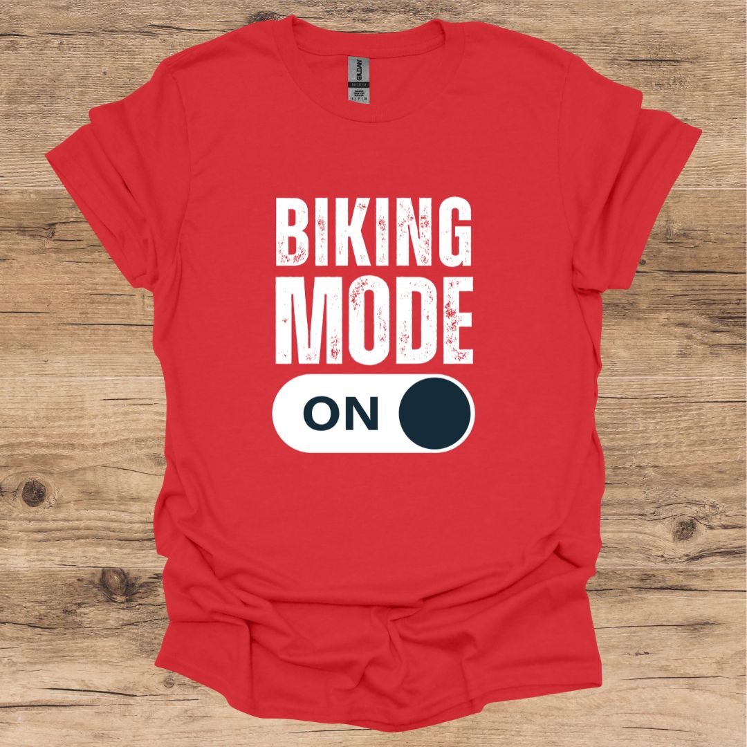 Biking Mode On T-Shirt