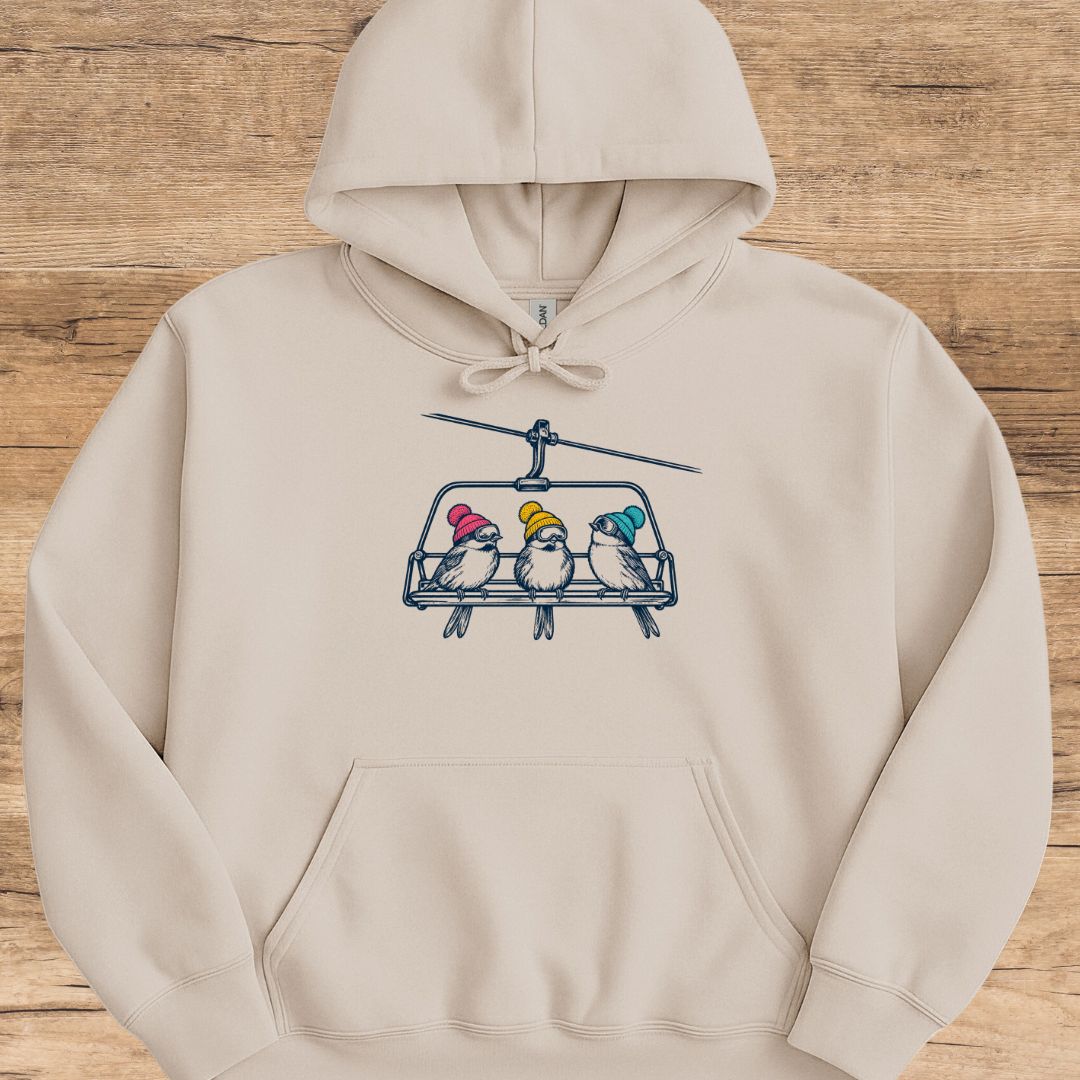 Chairlift Bird Beanie Hoodie