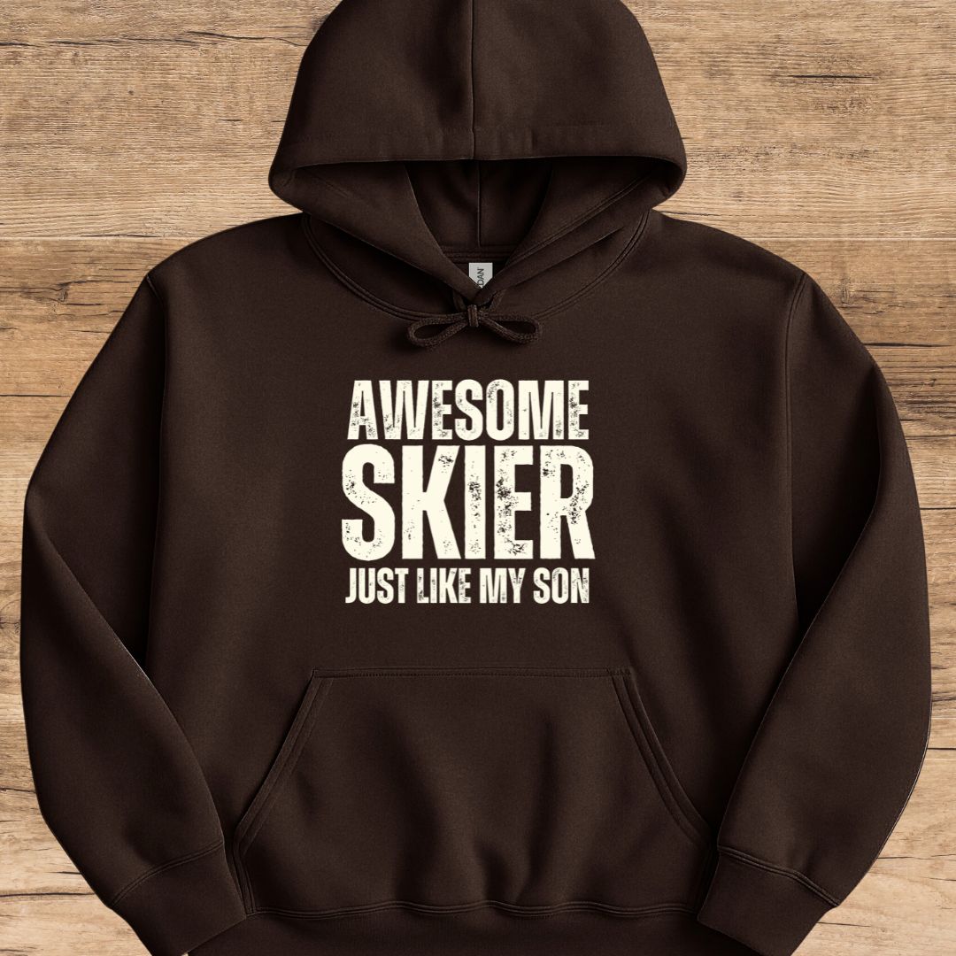 Awesome Skier Son Hoodie