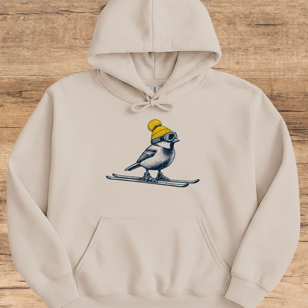 Ski Bird Beanie Hoodie
