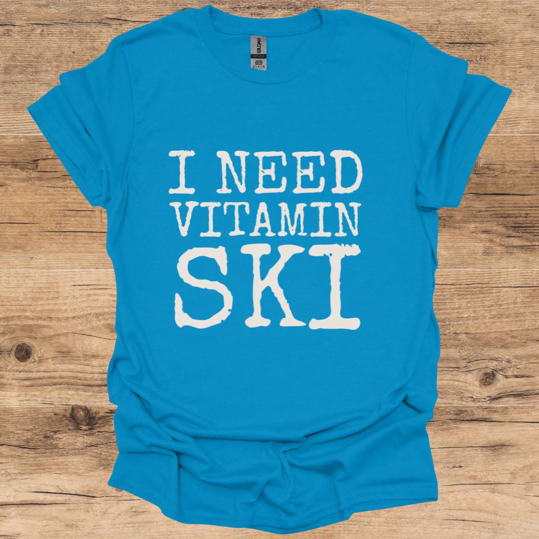 I Need Vitamin Ski T-Shirt