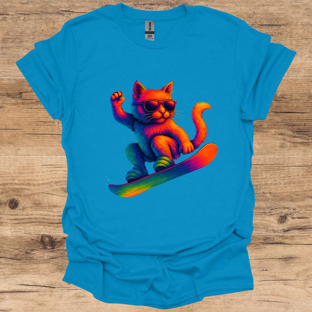 Boarding Cat T-Shirt