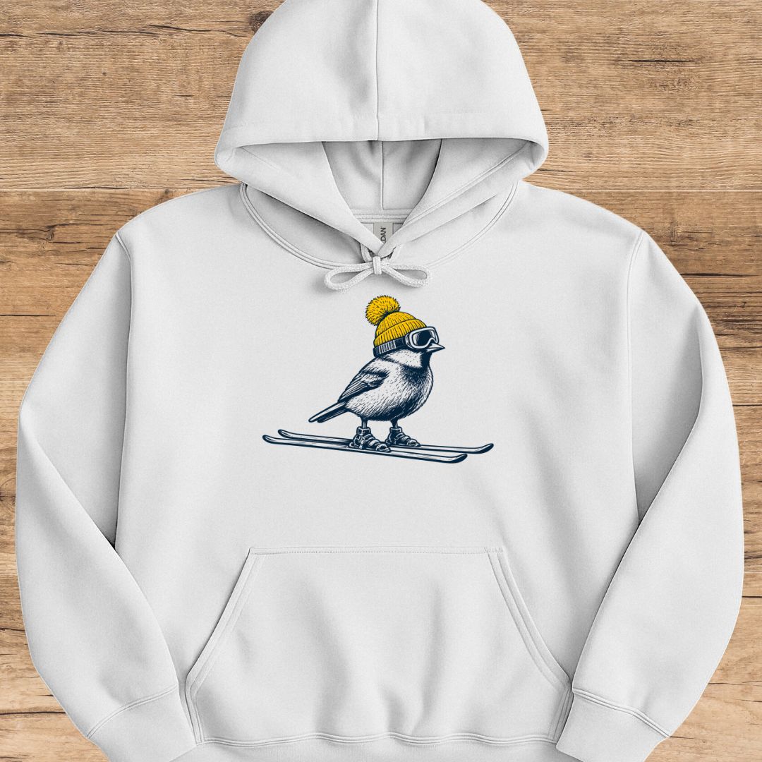 Ski Bird Beanie Hoodie