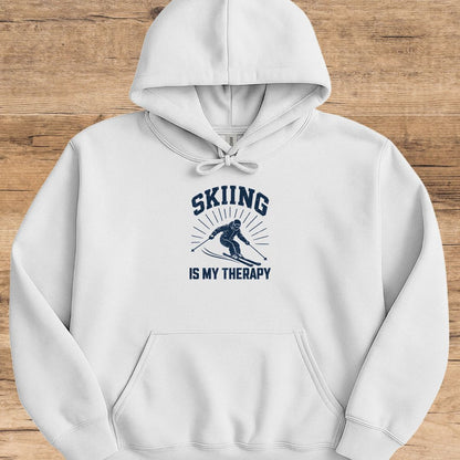 Ski Therapy Vintage Hoodie