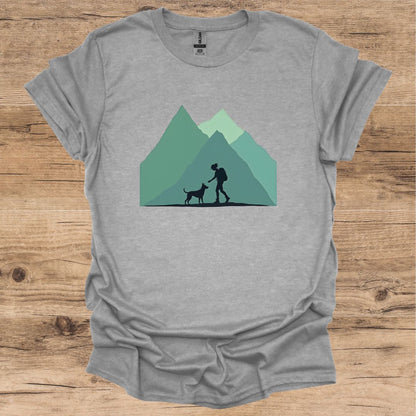 Hiking Girl & Dog T-Shirt