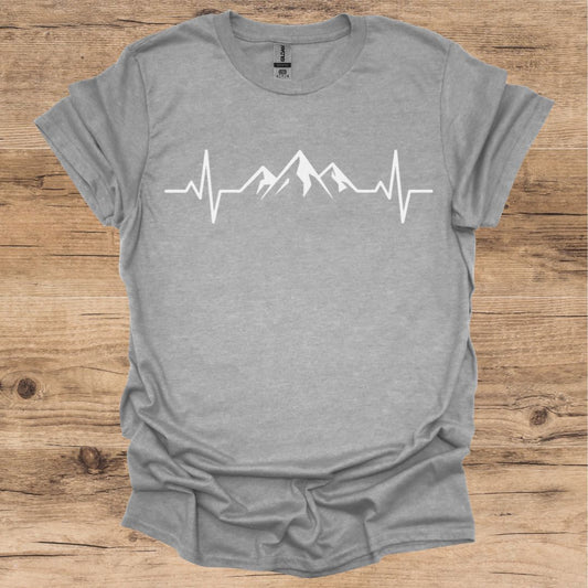 Heartbeat Mountains T-Shirt