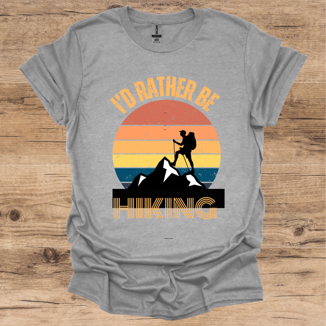 I'd Rather be Hiking_Vintage T-Shirt