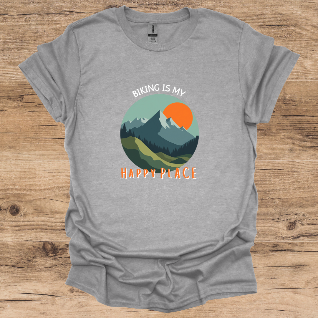 Biking Happy Place T-Shirt