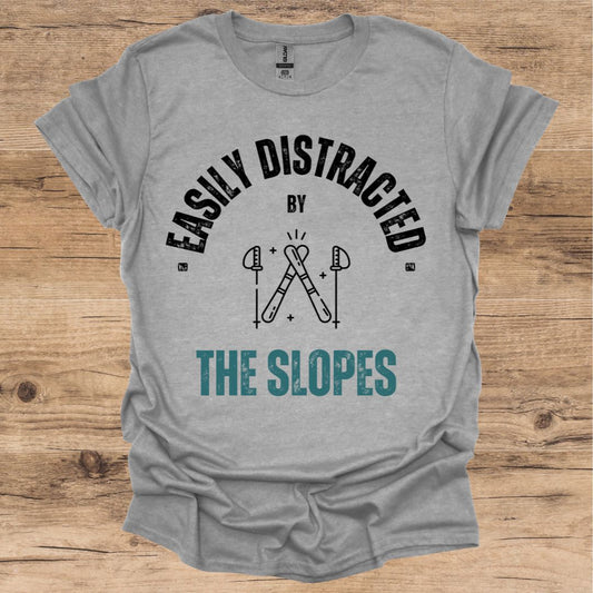 Easily Distracted_Slopes T-Shirt