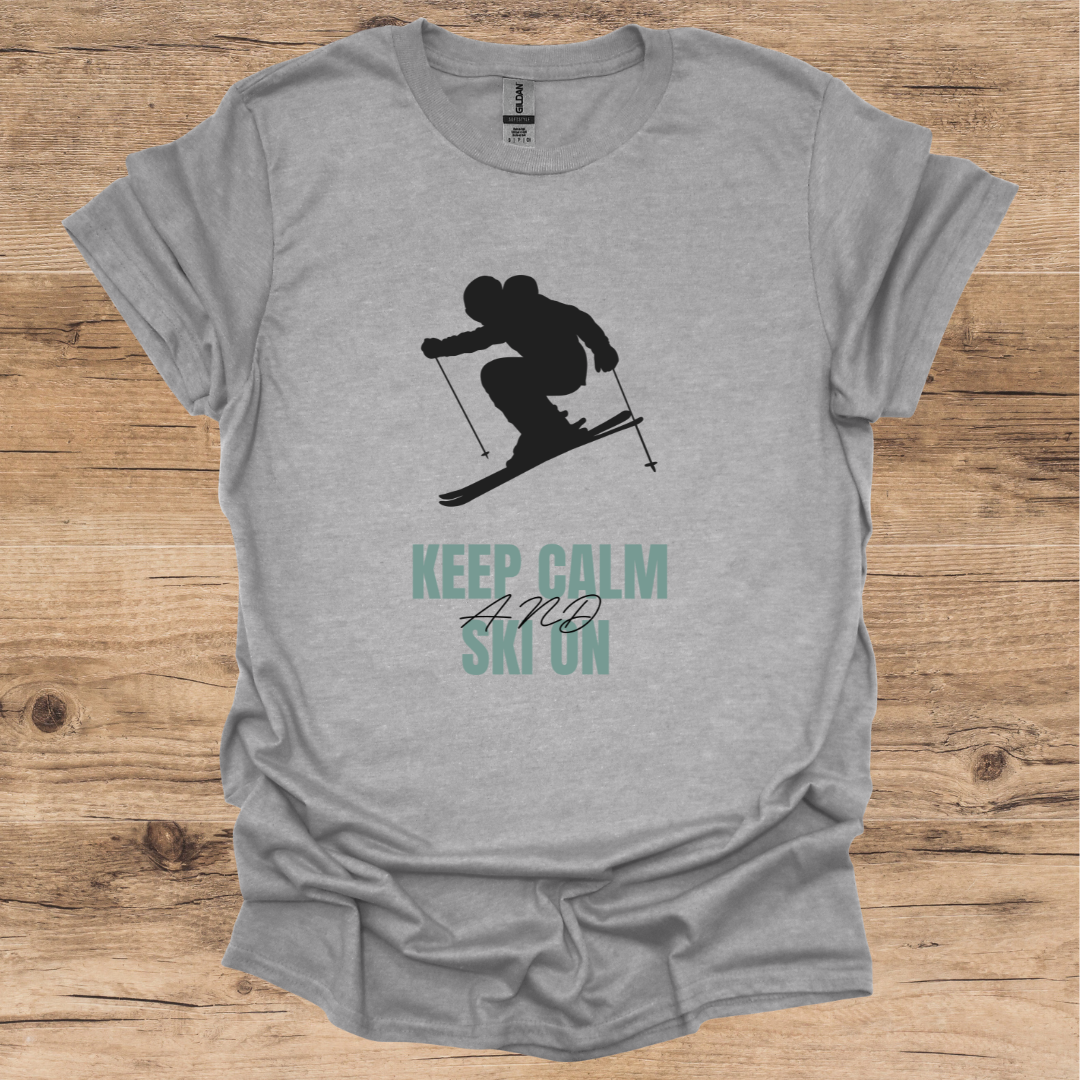 Calm & Ski On_B T-Shirt