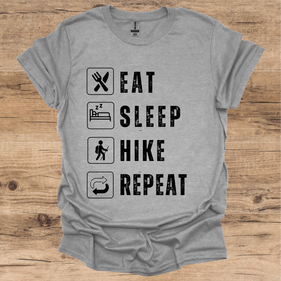 Eat, Sleep, Hike, Repeat T-Shirt