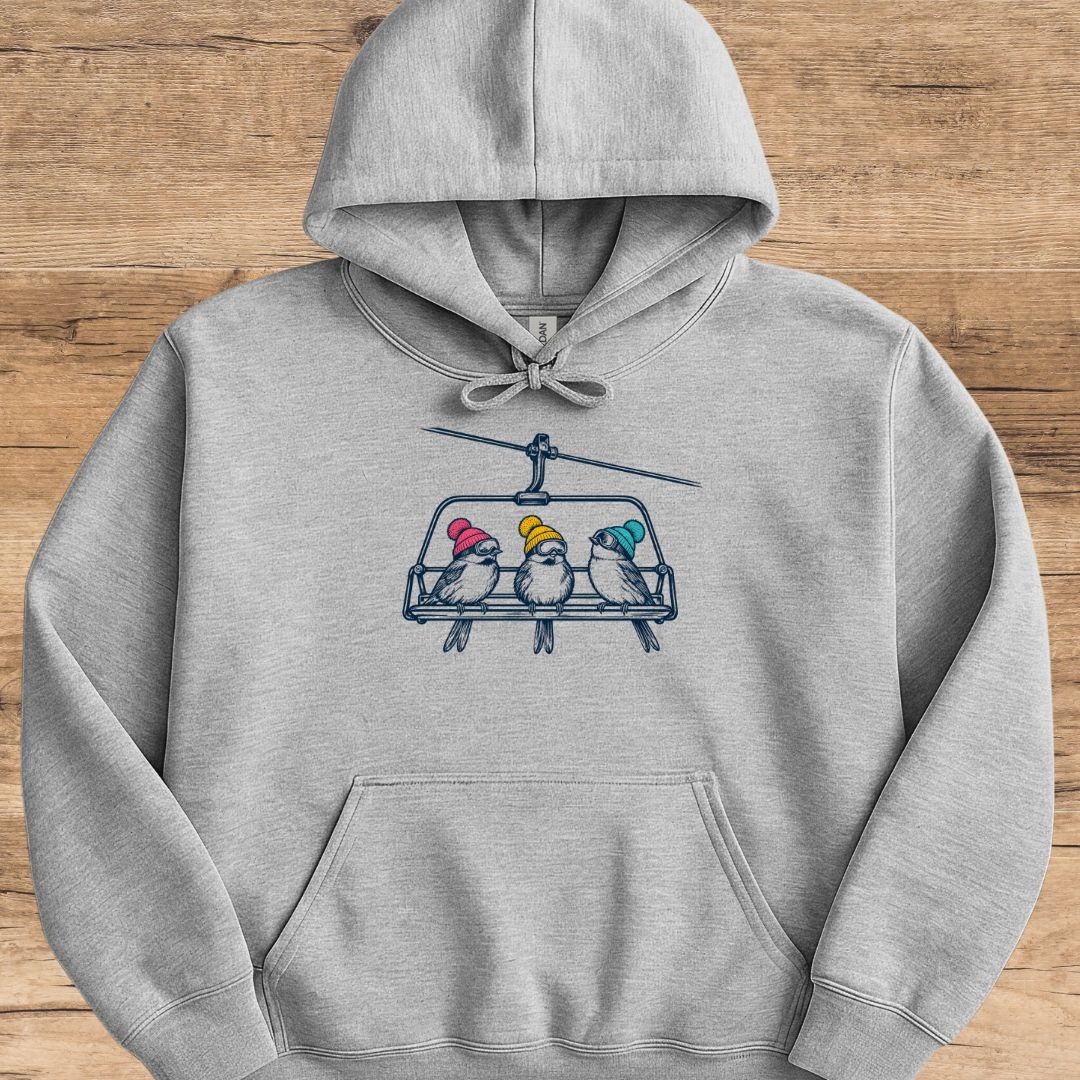 Chairlift Bird Beanie Hoodie