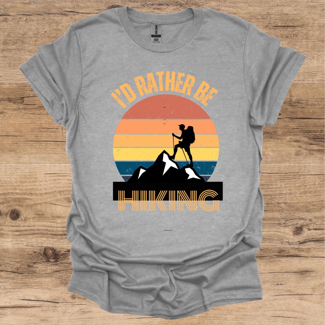 I'd Rather be Hiking_Vintage T-Shirt