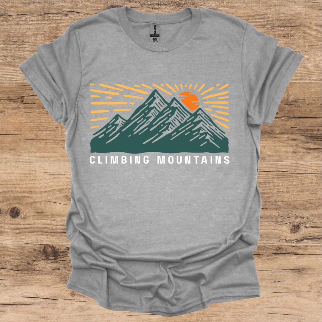 Climbing Mountains Graphic T-Shirt