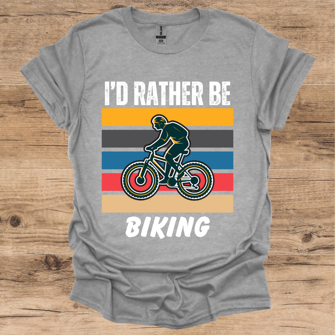 I'd Rather Be Biking T-Shirt