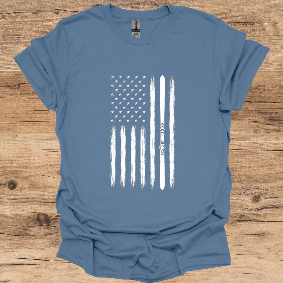 Vintage Ski Flag T-Shirt